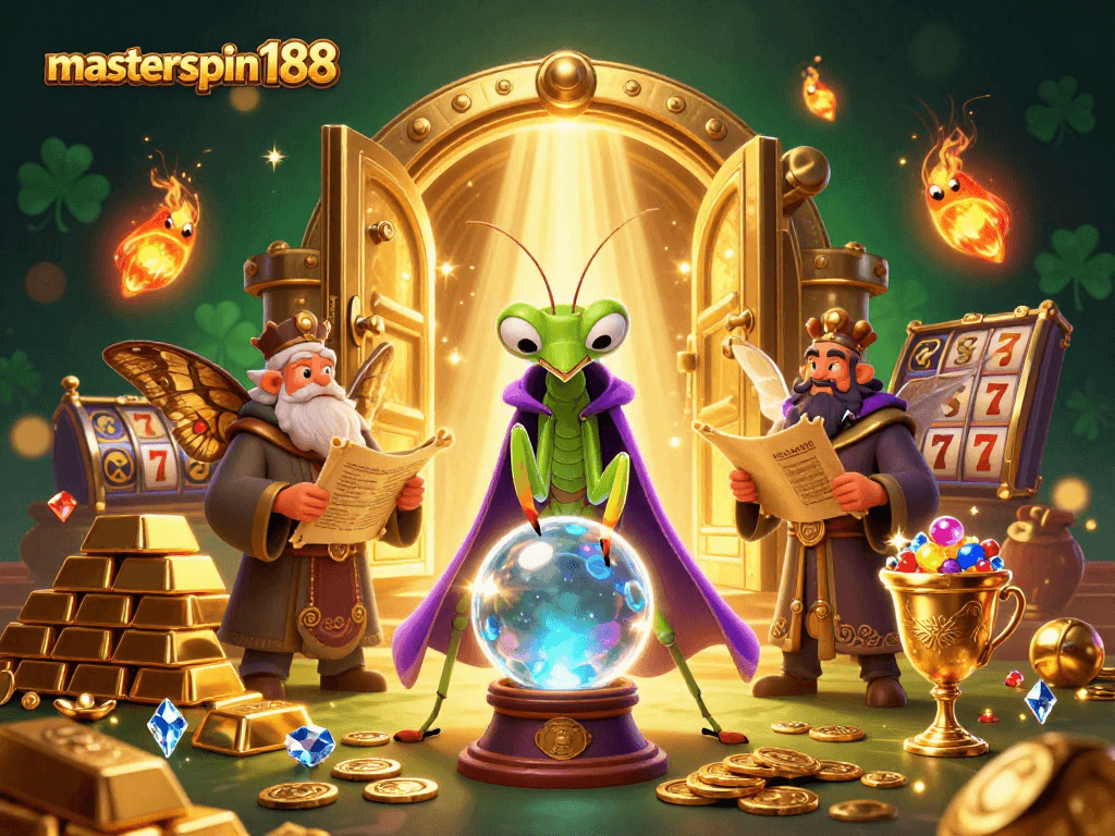 Engage with the masterspin188 gaming adventure featuring vibrant casino elements and enchanting characters.