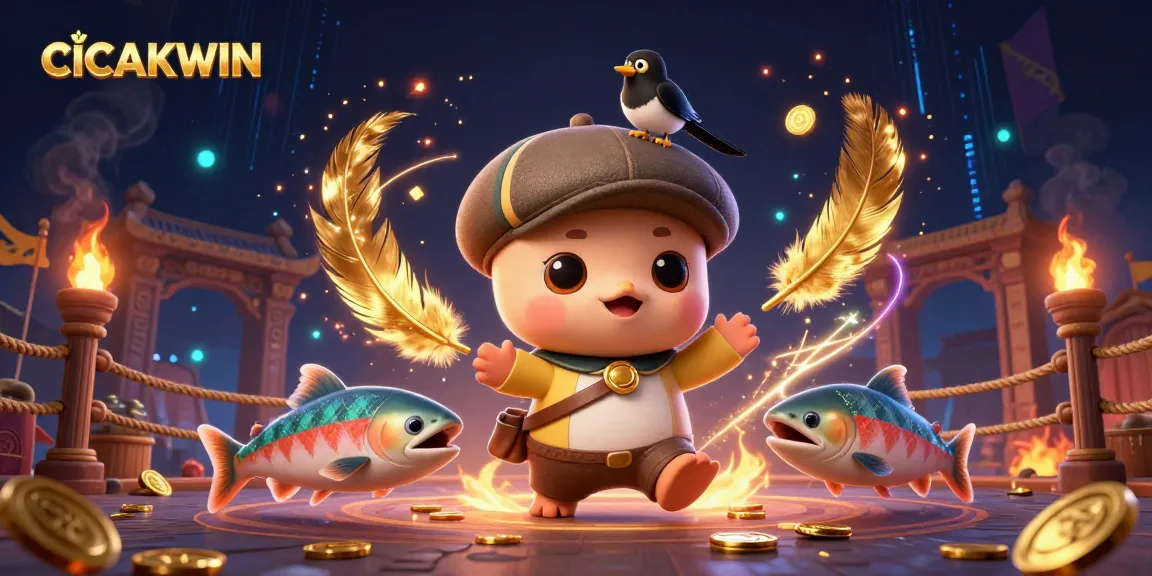 CICAKWIN offers a thrilling gaming experience with vibrant characters and dynamic casino elements.