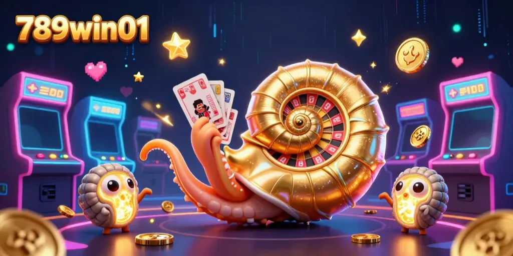 Engage with the vibrant thrill of 789win01 in this captivating casino-themed 3D illustration.
