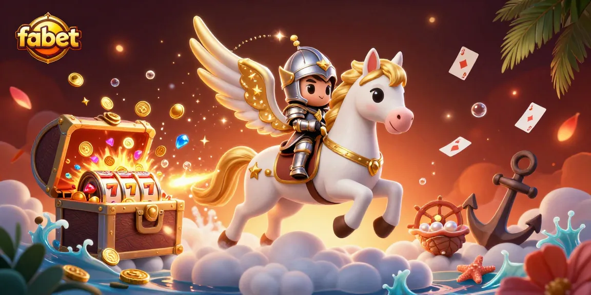 Experience thrilling wins with fabet in a high-energy, dynamic casino scene filled with game elements.