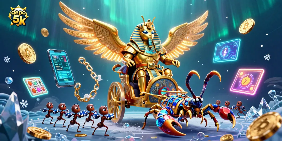 Experience the magic of depo 5k with our dynamic casino scene featuring vibrant characters and rich gaming elements.