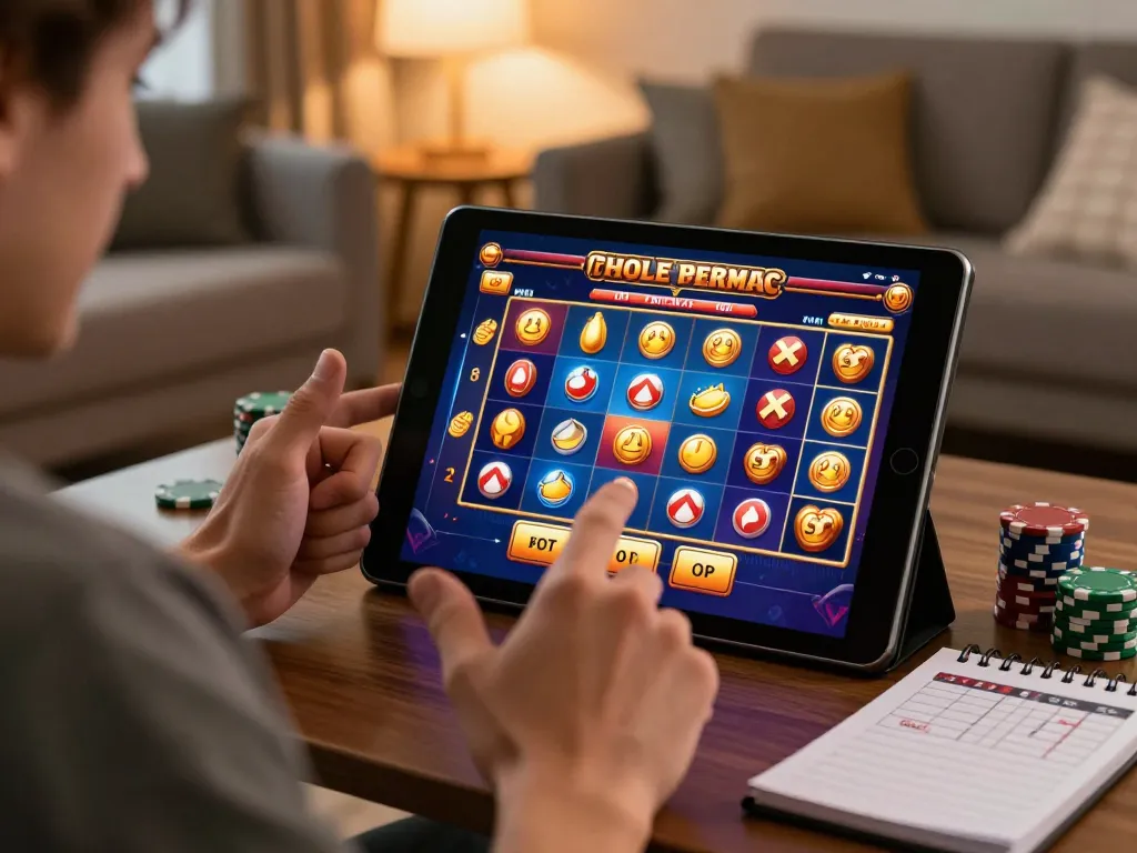 Player celebrates a sun win on an online casino app, showcasing exciting graphics and a cozy atmosphere.