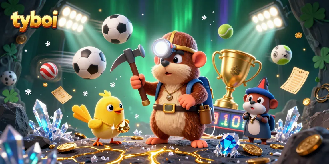 Experience thrilling wins with tyboi in a vibrant casino scene filled with dynamic action and excitement.