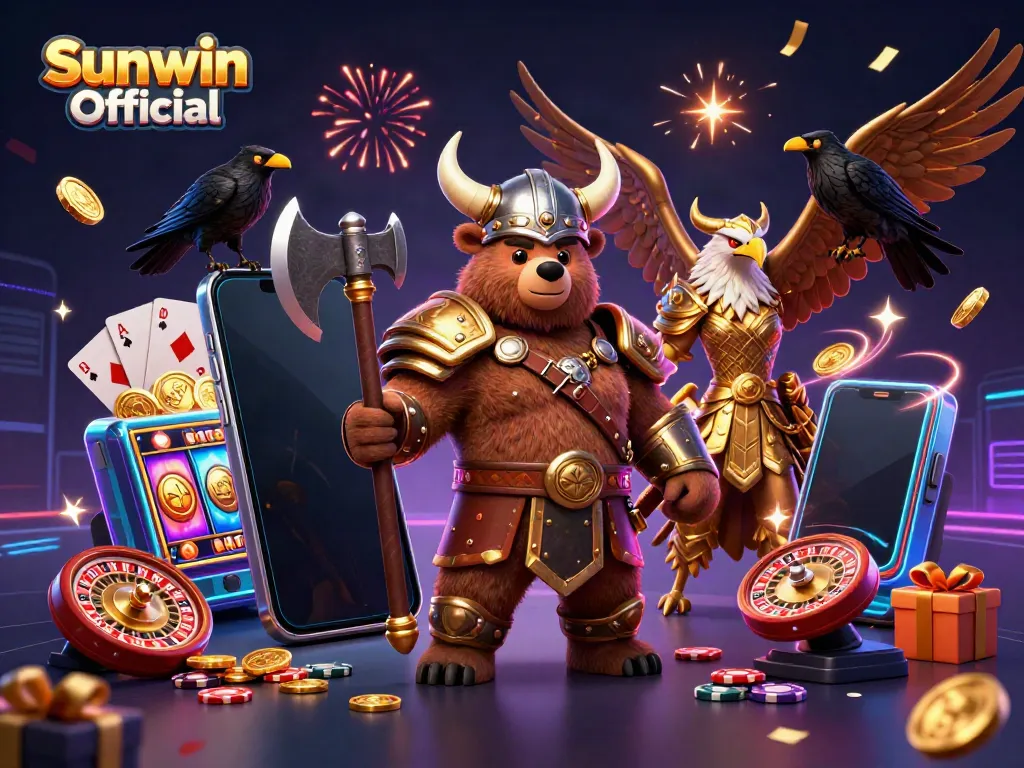 Engage with Sunwin Official's vibrant gambling world featuring dynamic slot games and a fun atmosphere.