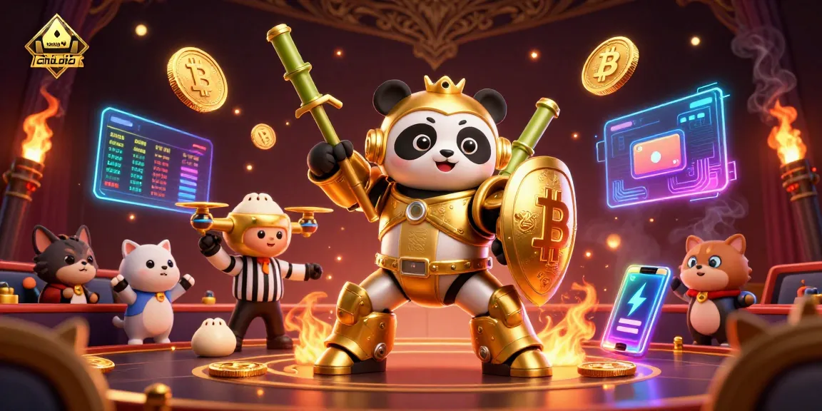 Experience the excitement of sunwin chính thức with a thrilling panda battle in a vibrant casino arena.